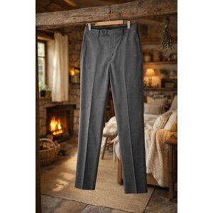 Calvin Klein Slim Fit Charcoal Gray Dress Pants 32x32 Mens Micro Pattern EUC